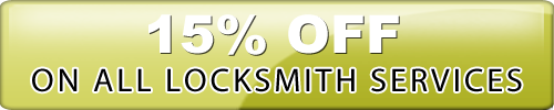 15% to all locksmith services